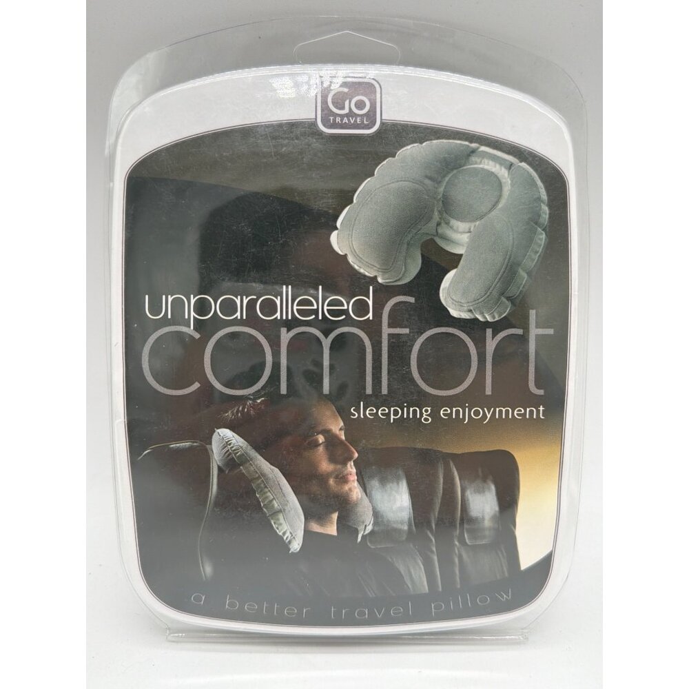 Go Travel Super Snoozer Ergonomic Travel Pillow With Memory Foam For Correct Sle